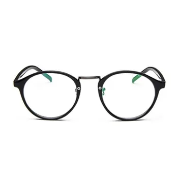 Noul brand de Lux Retro Rotund Ochi de Pisica Ochelari de Citit pentru femei si barbati de moda rame ochelari de vedere lentile clare calculator ochelari
