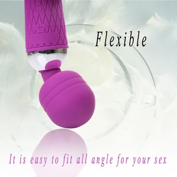 Puternic G-Spot Clitoris cu Vibrator incarcare USB-AV Baghetă Magică Vibrator de Masaj pentru Adulti Jucarii Sexuale pentru Femei Masturbare Sex Shop PY504