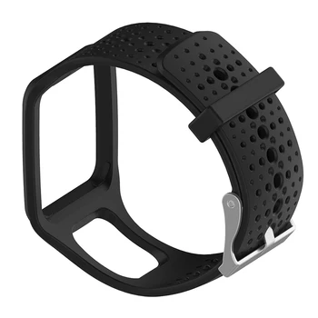 Silicon moale de Înlocuire Încheietura Ceas Sport Band Curea Bratara Watchband Pentru TomTom Runner Cradio 1 (1) Accesorii