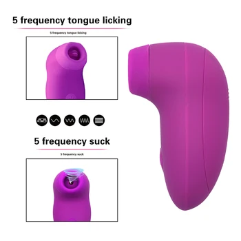 Suge Vibratorul sex Oral Limba Vibratoare Suge Sfarcul Sex Oral Lins Clitoris Vagin Stimulator Jucării Sexuale pentru Femei