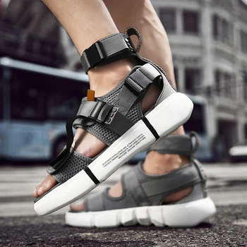Unisex Creșterea Înălțime High Top Sandale Barbati Sandale Gladiator În Aer Liber Sandale Casual Pantofi Pentru Bărbați Sandales Homme 2020 Diapozitive