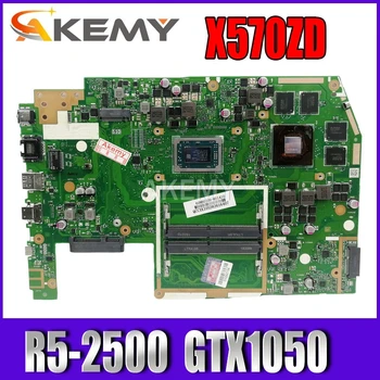 X570ZD Placa de baza Pentru ASUS TUF YX570Z YX570ZD X570Z X570ZD Laptop placa de baza Placa de baza R5-2500 CPU GPU GTX1050