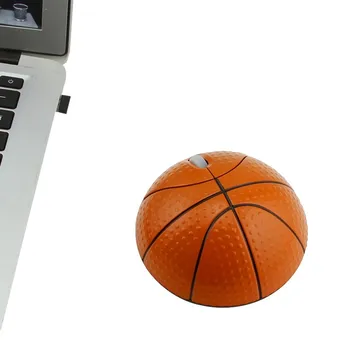 2.4 Gzh Wireless 1200 DPI, 3D Ergonomice Optice Sportive de Fotbal, Baschet Forma Mouse Pad Kit Pentru Laptop PC
