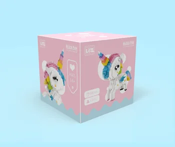 2018 nou LOZ Mini Blocuri de Desene animate Cărămizi de Construcție pentru Copii Jucărie Film Crayon Shin-chan unicorn Model Educativ pentru Copii Cadouri