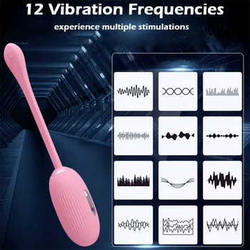 App inteligent de Control Ouă Vibrator 12Frequency Vibratoare Sari Ouă Șoc Electric Vibrator G-spot Stimularea SM Joc Adult Sex Toy