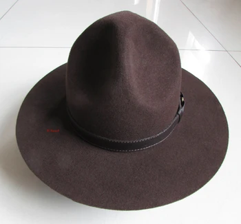 Bărbați Pălării de Lână Pălărie de sex Masculin Individuale Pălărie Trei Gaura Capac de Lână Australiană Fedora Moda Unisex Panama Pălărie Jazz B-8124
