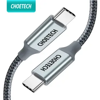 Choetech USB de Tip C Cablu pentru S10 S9 Plus PD 100W Rapid de Încărcare Cablu de Încărcare Rapidă 4.0 USB Cablu