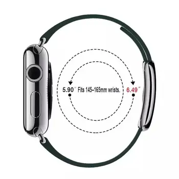 Curea din piele pentru Apple watch 6 5 4 SE 40mm 44mm stil Modern magnetic curea de schimb pentru iwatch seria 3 38mm 42mm bratara