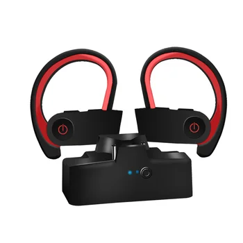 DAQIN Adevărat Pavilioane Wireless Imbunatatita Bluetooth 5.0 Căști Over-Ear Cârlige în Ureche Căști Stereo pentru Sport Single/Twin Modul
