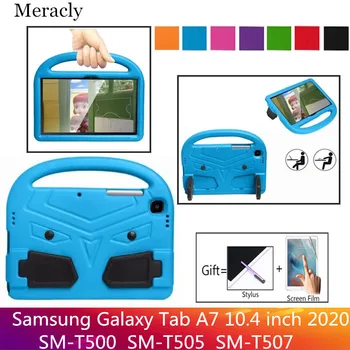 EVA Caz pentru Samsung Galaxy Tab A7 10.4 inch 2020 SM T500 T505 Ocupa Capacul suportului Copii de Siguranță EVA rezistent la Șocuri Comprimat Portabil Caz