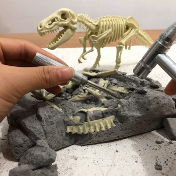 Excavare simulare arheologice fosile de dinozaur DIY schelet de Tyrannosaurus mână-modelul asamblat jucarii pentru copii