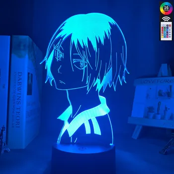 Haikyu!! Led Lumina de Noapte Anime Kozume Kenma Lampa pentru Decor Dormitor Veioza copii Copii Cadou de Ziua Haikyuu Kenma Lumina