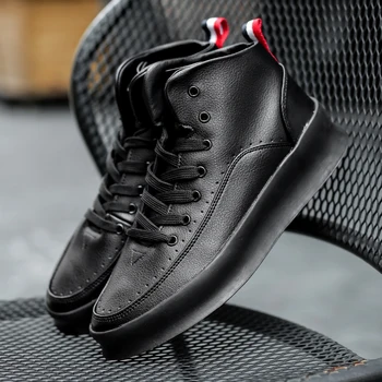 Hip Hop Streetwear Bărbați Indesata Adidasi Casual Pantofi De Tenis Sapato Masculino Retro Platformă Înaltă Adidași Coș Om De Mers Pe Jos Pantofii