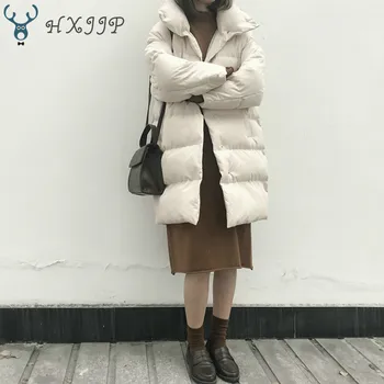 HXJJP Sacou Gros de Femei de Iarnă 2020 Îmbrăcăminte Paltoane Femei pantaloni Lungi de Cald Supradimensionat Puffer Jacheta Parka de Marcă
