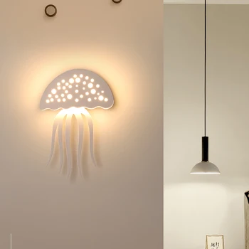 LED-uri albe Lumini de Perete Meduze Pentru Noptiera Hol sufragerie Camera de Depozitare Interior Acasă Decorative Tranșee Pentru 3-5 Metru Pătrat