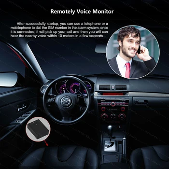 Mini GSM 2way Audio Voice Monitor de Supraveghere a Detecta Cartela SIM Auto de Răspuns și de Apelare Audio Monitor Dispozitiv Personal de Activare Vocală
