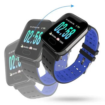 Multi-funcție ceas inteligent de ritm cardiac tensiunea arterială bratara sport pedometru impermeabil ceas inteligent смарт часы