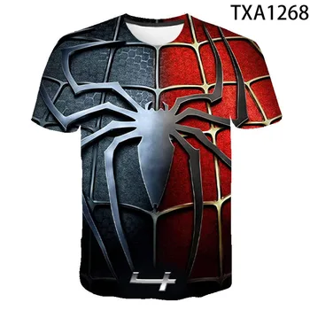 Noul Spider Vara 3D tricou Barbati Femei Copii Casual Moda Streetwear Boy Fata de Copii Print T-shirt, Blaturi Rece Tee