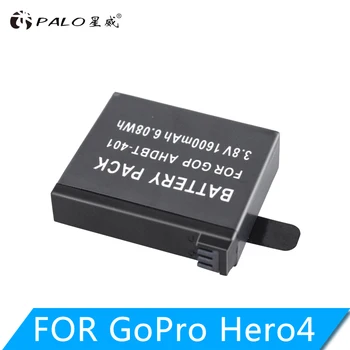 PALO 1600mAh AHDBT-401 Baterie akku pentru Gopro Erou 4 Baterii Go Pro Hero4 bateria AHDBT 401 Acțiune aparat de fotografiat Accesorii