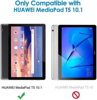 Pentru Huawei Mediapad T5 10 10.1 Inch AGS2-W09/L09/L03/W19 - 9H Premium Tableta Temperat Pahar Ecran Protector de Film Protector de Acoperire