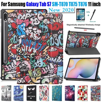 Pentru Samsung Galaxy Tab S7 Cazul SM-T870 SM-T875 2020 Funda Magnetic Stand husa pentru Samsung Tab S7 11inch Caz Acoperire Coque