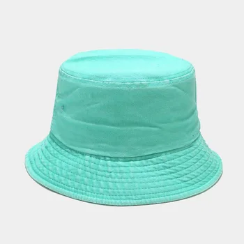 Pliabil Pescar Pălărie Spălate Denim Găleată Pălării Unisex Moda Bob Sepci Hip Hop Gorros Bărbați Femei Panama Găleată Cu Capac