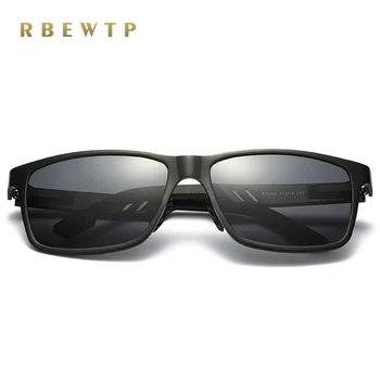 RBEWTP Originale Top Polarizat ochelari de Soare Brand de Aluminiu Magneziu Pătrat Oglindă Men Sport de Conducere Ochelari Ochelari Oculos De Sol