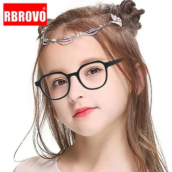 RBROVO Pătrat Retro Rama de Ochelari pentru Copii Brand de Lux Ochelari Cadru de Copii de Lux Ochelari Pentru Baiat/Fata Oglinzii Oculos De Sol