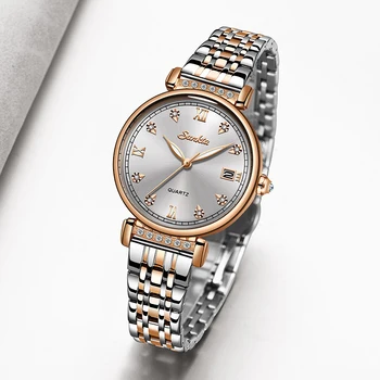 Sunkta Femei Ceas Brand de Top de Lux Diamant Ceas rezistent la apa Femei Casual Moda Doamnelor Cuarț Ceas de mână Reloj Mujer