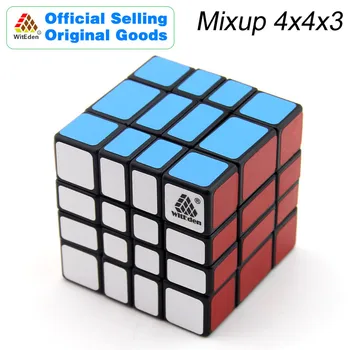 WitEden & Oskar Mixup 4x4x3 Cub Magic 443 Cubo Magico Profesionale Viteza Neo Cube Puzzle Kostka Jucării Antistres