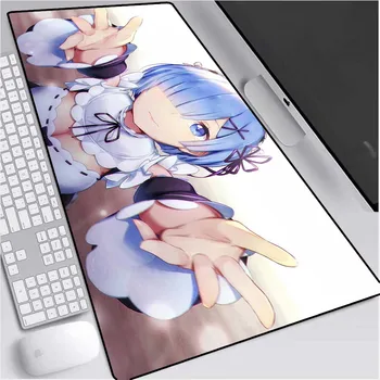 XGZ Re Zero Anime Desene animate Drăguț Mouse Pad Pentru Harta Personalizat Birou Mat Îngroșat Supradimensionate Cusătură Simplă Tastatură de Calculator Pad Mouse Pad
