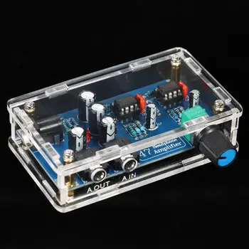 1Set Portabil Amplificator pentru Căști de Bord Kituri DIY AMP Module Kit cu Cazul Clasic 47 Accesorii Amplificator pentru Căști de Bord K