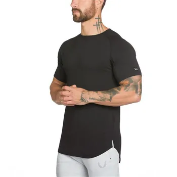 2019 Vară Sport Running Short Sleeve Training T Camasa Brand Barbati Tricouri Topuri de Înaltă Calitate, O-neck T-Shirt Fit GYM Îmbrăcăminte