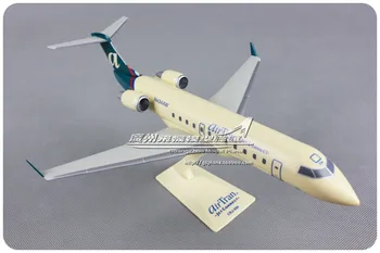28CM American de Tranzit companiile Aeriene AirTran CRJ-200, 1:100 de Plastic de Asamblare Model de Avion American Airlines Model