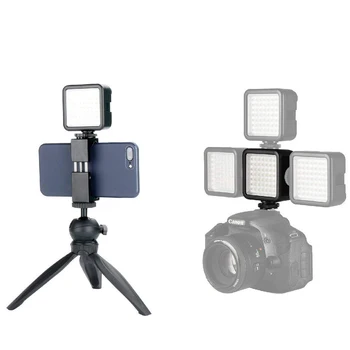 49Pcs CONDUS de Telefon Video Fotografie Lumina de Iluminat de pe Camera foto Hot Shoe Lampă cu LED-uri pentru iPhoneX 8 camera Video Canon / Nikon DSLR Live Stream