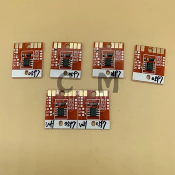 6PCS LH100 0659 Permanent chip pentru Mimaki UJF-3042 UJF-6042 rcp 0659 0597 Printer LH-100 UV cartuș cip BK C M Y alb Alb