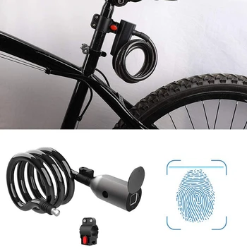 Amprenta De Biciclete De Oțel Cablu De Blocare Biciclete Electrice Biciclete De Munte De Blocare Anti-Furt Blocare Cablu De Oțel De Blocare Rezistent La Apa