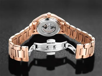 Cristal de safir Femei Ceasuri de Moda Doamnelor ceasuri Pentru Femei Brățară Relogio Automat Mechanical Ceas de Lux reloj mujer