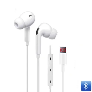 Cu fir Casti Bluetooth Sport Cască Bluetooth cu Microfon, Control Volum Căști In-Ear HIFI Bass Cască pentru iPhone ios
