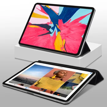 De caz Pentru iPad Pro 11 2018 Smart Cover Pentru iPad Pro 12.9 2018 Caz Ultra Subțire de Sprijin Atașați de Încărcare Pentru iPad 11 12.9 inch Caz
