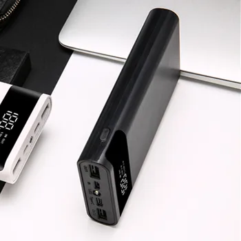 Dual USB Micro USB de Tip C Putere Banca Shell 5V DIY 6*18650 Caz de Încărcare a Bateriei Cutie de Depozitare Fara Baterie