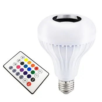 E27 LED Muzica Bec LED Difuzor LED Difuzor Bara Acasă Cadou WirelessPortable Colorate de Lumină Inteligent Bluetooth Lampa
