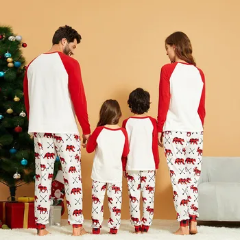 Familia Crăciun Potrivire Set De Pijama De Crăciun Pentru Adulți Copii Pijamale Pijamale Copii Romper Crăciun Fericit Familiei Costume De Potrivire