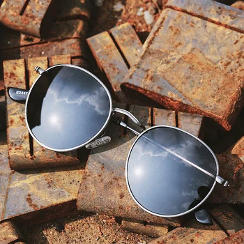 HBK 2019 Bărbați Vintage din Metal Steampunk ochelari de Soare Retro Cool Rock&Roll, Punk Abur Ochelari de Soare Pentru Barbati Oculos De Sol UV400 K35008