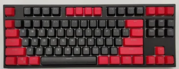 Kkgaming blak cu roșu pbt keycap oem Profil Iluminare Taste Pentru Tastatură Mecanică 104 Taste DIY Accesorii