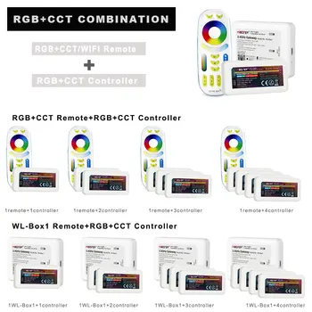 Milight Smart RF Remote Control 2.4 G Benzi cu LED-uri Controler / WiFi APP de Control de Culoare / RGBW / RGB / Dublu Alb Benzi cu LED-uri!