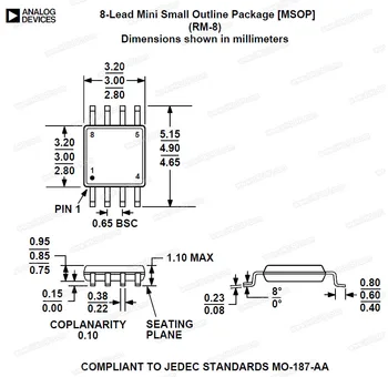 MSOP8 să DIP8 Adaptor MCU Test IC soclu adaptor pentru Programator RT809H RT809F TL866CS TL866A TL866II EZP2010 EZP2013 XELTEK