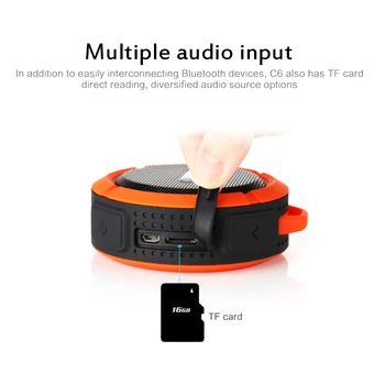 Nou Difuzor Bluetooth Portabil în aer liber Masina Difuzor Wireless Mini Coloana 3D Muzica Stereo Surround Suport FM TF Card Bass Box