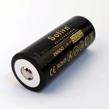 Sofirn Mare de Scurgere 26650 Baterie 5000mAh 25A de Descărcare de gestiune de Putere 5C 3.7 V Baterii Reincarcabile de Mare Capacitate Baterie de Litiu